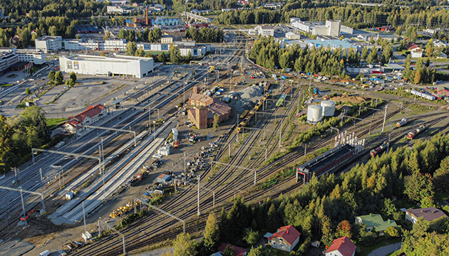 Syrjä­salmen silta­työmaa ei katkaise raide­lii­ken­nettä Pohjois-Karjalassa