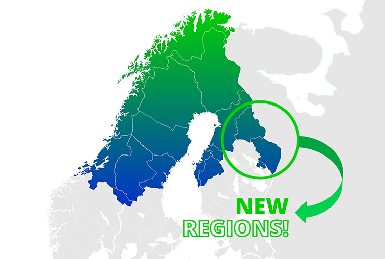 Pohjois-Karjala mukaan Interreg Aurora ohjel­maan – katso vuoden 2024 hakukierrokset